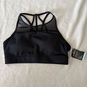 GapFit Black Strappy Sports Bra Small NWT